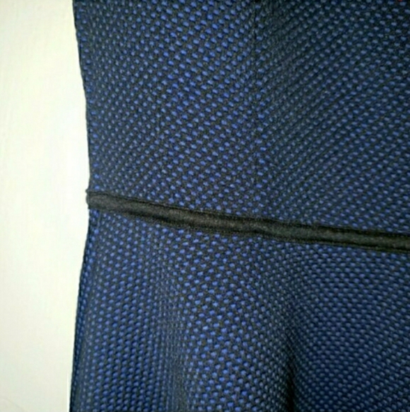 Fit Flare Tank Dress Sleeveless Stretch F21 Black Blue Small 💙 NEW - Picture 6 of 11